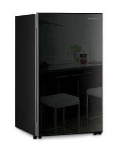 Холодильник DAEWOO Electronics FN-15B2B черный/стекло