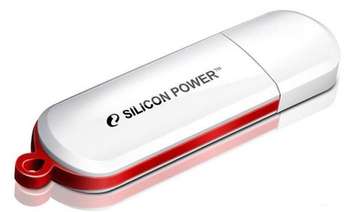 Flash-носитель Silicon Power 8Gb Luxmini 320 SP008GBUF2320V1W USB2.0 белый