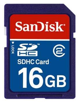 Карта памяти SanDisk Флеш карта SDHC 16Gb Class4 SDSDB-016G-B35