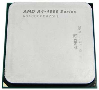 Процессор AMD A4 X2 4000 Socket-FM2 (AD4000OKHLBOX) (3.2/5000/1Mb/Radeon HD 7480) 65W Box