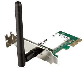 Беспроводное сетевое устройство D-Link DWA-525/B1A Wireless PCI Express-Adapter (150Mbps, 2.4GHz, WEP,WPA & WPA2)