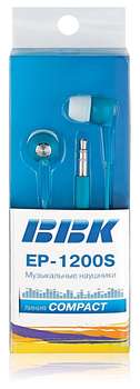 Наушники BBK EP-1200S синие