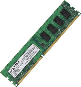 Оперативная память AMD DDR3 2Gb 1600MHz OEM green