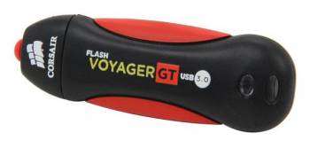 Flash-носитель Corsair 64Gb Voyager GT CMFVYGT3B-64GB USB3.0 черный/красный