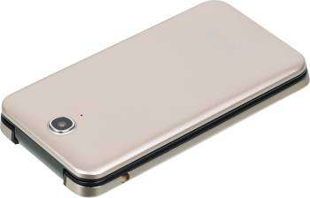 Сотовый телефон ALCATEL Мобильный телефон  OneTouch 2012D золотистый раскладной 2Sim 2.8" 240x320 3Mpix BT GSM900/1800 GSM1900 MP3 FM microSDHC max8Gb