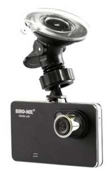 Автомобильный видеорегистратор SHO-ME HD330-LCD черный 1080x1920 1080p 140гр.