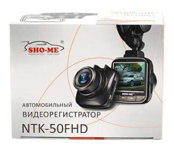 Автомобильный видеорегистратор SHO-ME NTK-50FHD черный 1080x1920 1080p 170гр.