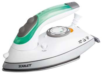 Утюг SCARLETT SC-SI30T01 1000Вт белый/зеленый