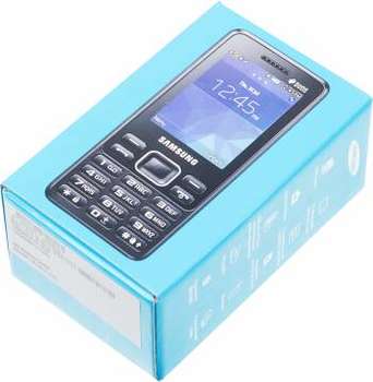 Сотовый телефон Samsung SM-B350E Duos черный моноблок 2Sim 2.4" 240x320 2Mpix BT GSM900/1800 MP3 FM microSDHC max16Gb