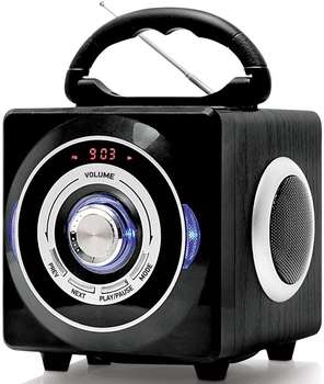 Магнитола BBK BS03BT черный 3Вт/MP3/FM/USB/BT/SD