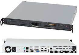 Сервер SuperMicro SYS-5017C-MF 3.5" SAS/SATA C202 1G 2P 1x350W