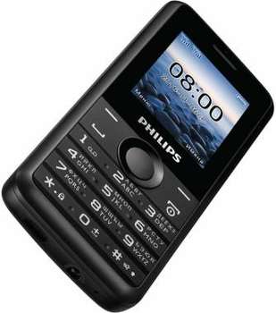Сотовый телефон Philips Xenium E103 черный моноблок 2Sim 1.77" 128x160 BT GSM900/1800 GSM1900 MP3 FM microSD max16Gb