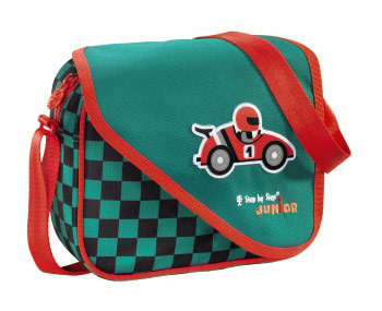 Школьный рюкзак STEP BY STEP детская Alpbag Little racer зеленый/красный