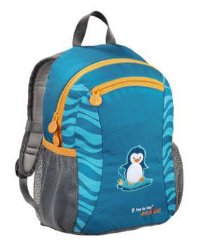 Школьный рюкзак STEP BY STEP Junior Talent little penguin голубой/серый пингвин
