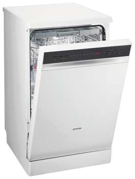 Посудомоечная машина GORENJE 85x45x60, 10 комплектов, A, таймер отсрочки старта, белая GS53314W