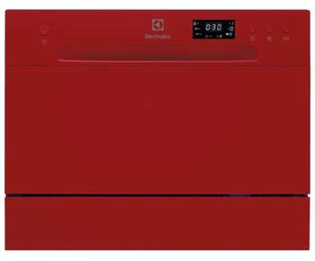 Посудомоечная машина ELECTROLUX Посудомоечные машины 43.8x55x50, 6 программ, 6 комплектов, красная ESF2400OH