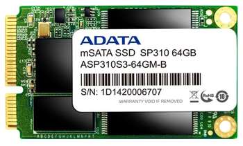 Жесткий диск HDD ADATA 64GB SSD SP310  3 MLC ASP310S3-64GM-C