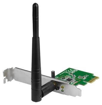 Беспроводное сетевое устройство ASUS WiFi Adapter PCI-E  1x ext Antenna