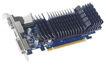 Видеокарта ASUS VGA  SILENT NVIDIA GeForce 210 589MHz, 1Gb DDR3 1.2GHz32 bit, PCI-Ex16, 1xDVI, 1xD-SUB, 1xHDMI 210-SL-TC1GD3-L