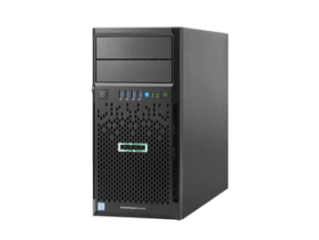 Сервер HP ML30 Gen9, 1x E3-1220v5 4C 3.0GHz, 1x8Gb-U, B140i/ZM  1x350W N NonRPS,2x1Gb/s,DVDRW,iLO4.2,Tower-4U,3-1-1 831068-425