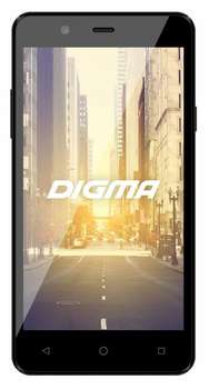 Смартфон Digma Z540 4G CITI 8Gb черный моноблок 3G 4G 2Sim 5" 480x854 Android 5.1 5Mpix WiFi BT GPS GSM900/1800 GSM1900 TouchSc MP3 VidConf microSD max32Gb
