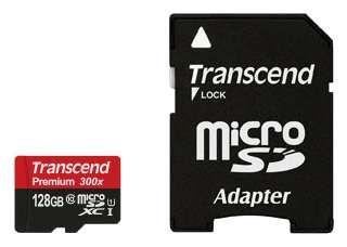 Карта памяти Transcend 128GB XC Class 10 UHS-I 400x