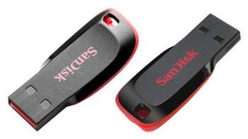 Flash-носитель SanDisk 8Gb Cruzer Edge SDCZ51-008G-B35 USB2.0 черный/красный