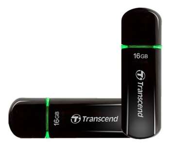 Flash-носитель Transcend 16Gb Jetflash 600 TS16GJF600 USB2.0 черный