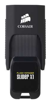 Flash-носитель Corsair 256Gb Voyager Slider X1 CMFSL3X1-256GB USB3.0 черный