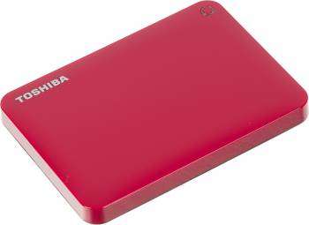 Внешний накопитель Toshiba Жесткий диск  USB 3.0 500Gb HDTC805ER3AA Canvio Connect II 2.5" красный