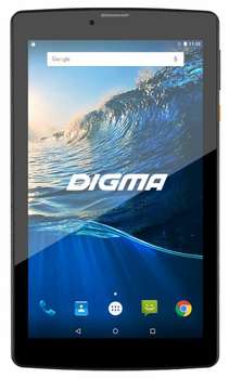 Планшет Digma Plane 7006 4G SC9832 4C/RAM1Gb/ROM8Gb 7" IPS 1024x600/3G/4G/WiFi/BT/2Mpix/0.3Mpix/GPS/Android 5.1/черный/Touch/microSDHC 32Gb/minUSB/2800mAh