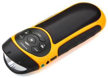 Магнитола SUPRA PAS-6277 желтый/черный 3Вт/MP3/FM/microSD