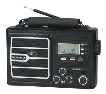 Радиоприемник SUPRA ST-110 черный