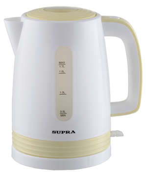 Чайник/Термопот SUPRA KES-1723 1.7л. 2000Вт белый/желтый