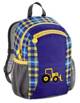 Школьный рюкзак STEP BY STEP Junior Talent Excavator синий/желтый экскаватор