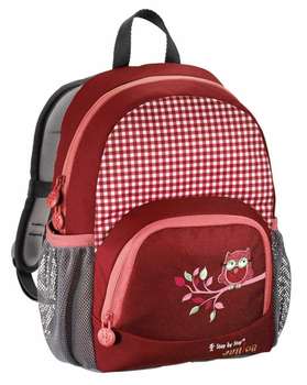 Школьный рюкзак STEP BY STEP Рюкзак детский Junior Dressy Cute owl красный/розовый сова