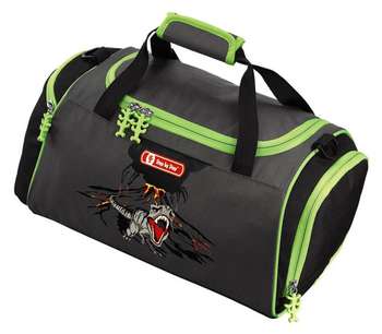 Школьный рюкзак STEP BY STEP спортивная T-Rex полиэстер серый/зеленый