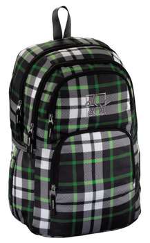 Школьный рюкзак ALL OUT Kilkenny серый/зеленый клетка