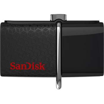 Flash-носитель SanDisk 16Gb Ultra Dual SDDD2-016G-GAM46 USB3.0 черный