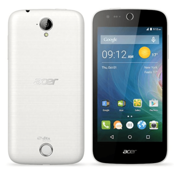 Смартфон Acer Liquid Z330 White, 4,5FWGA/854480/1Gb/8Gb/5Mp+5Mp/4G/Andorid 5.1/DualSim HM.HQ0EU.002
