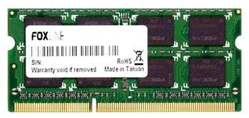 Оперативная память Foxline SODIMM 2GB 1333 DDR3 CL9  FL1333D3S9-2GS