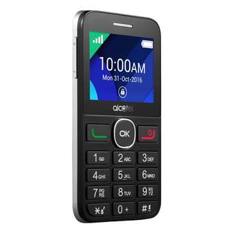 Сотовый телефон ALCATEL Tiger XTM 2008G серебристый моноблок 2.4" 240x320 2Mpix BT GSM900/1800 GSM1900 FM microSD max32Gb