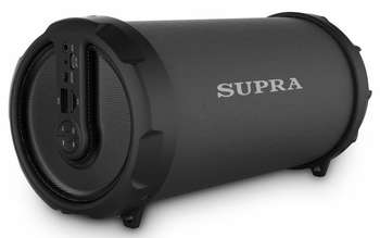 Магнитола SUPRA BTS-850 черный 9Вт/MP3/FM/BT/microSD