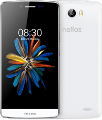 Смартфон Neffos C5 White, 5'' 1280x720, 1.3GHz, 4 Core, 2GB RAM, 16GB, up to 32GB flash, 8Mpix/5Mpix, 2 Sim, 2G, 3G, LTE, BT, Wi-Fi, GPS, 2200mAh, Android 5.1, 142g, 144x72x9.5 TP701A14RU
