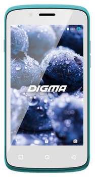 Смартфон Digma A10 3G VOX 4Gb бирюзовый моноблок 3G 2Sim 4.2" 1280x768 Android 6.0 5Mpix 802.11bgn BT GPS GSM900/1800 TouchSc max32Gb