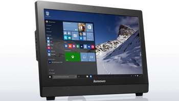 Моноблок Lenovo S200z 19.5" HD+ P J3710 /4Gb/500Gb 7.2k/HDG405/DVDRW/CR/Windows 10/GbitEth/клавиатура/мышь/Cam/черный 1600x900