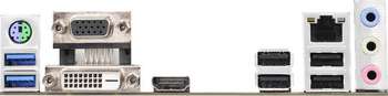 Материнская плата ASRock H110M-HDV Soc-1151 Intel H110 2xDDR4 mATX AC`97 8ch GbLAN+VGA+DVI+HDMI