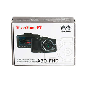 Автомобильный видеорегистратор SILVERSTONE F1 Видеорегистратор  A-30FHD черный 3Mpix 1080x1920 1080p 140гр. A3.0