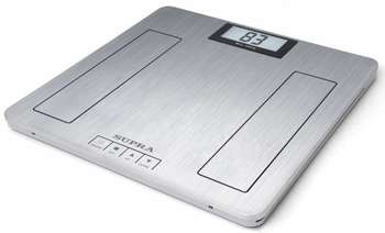 Весы SUPRA напольные электронные  BSS-6400 макс.180кг черный