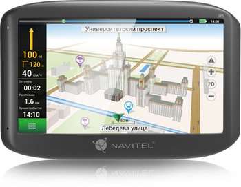 GPS-навигатор NAVITEL Навигатор Автомобильный GPS  N400 4.3" 480x272 4Gb microSDHC серый